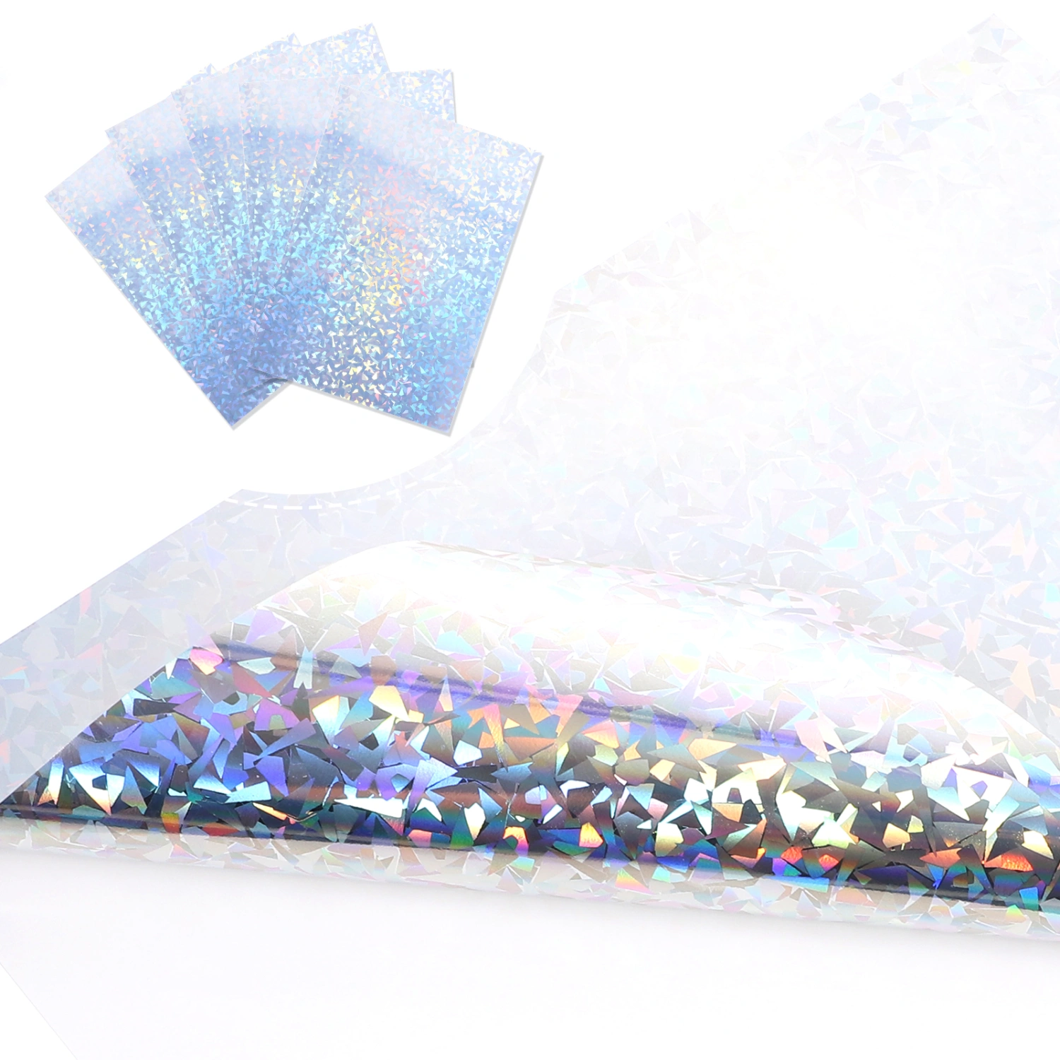 20 Sheets Shiny Printable Sheet Glitter Printable Paper for Printer Paper Sticker Glitter Sticker