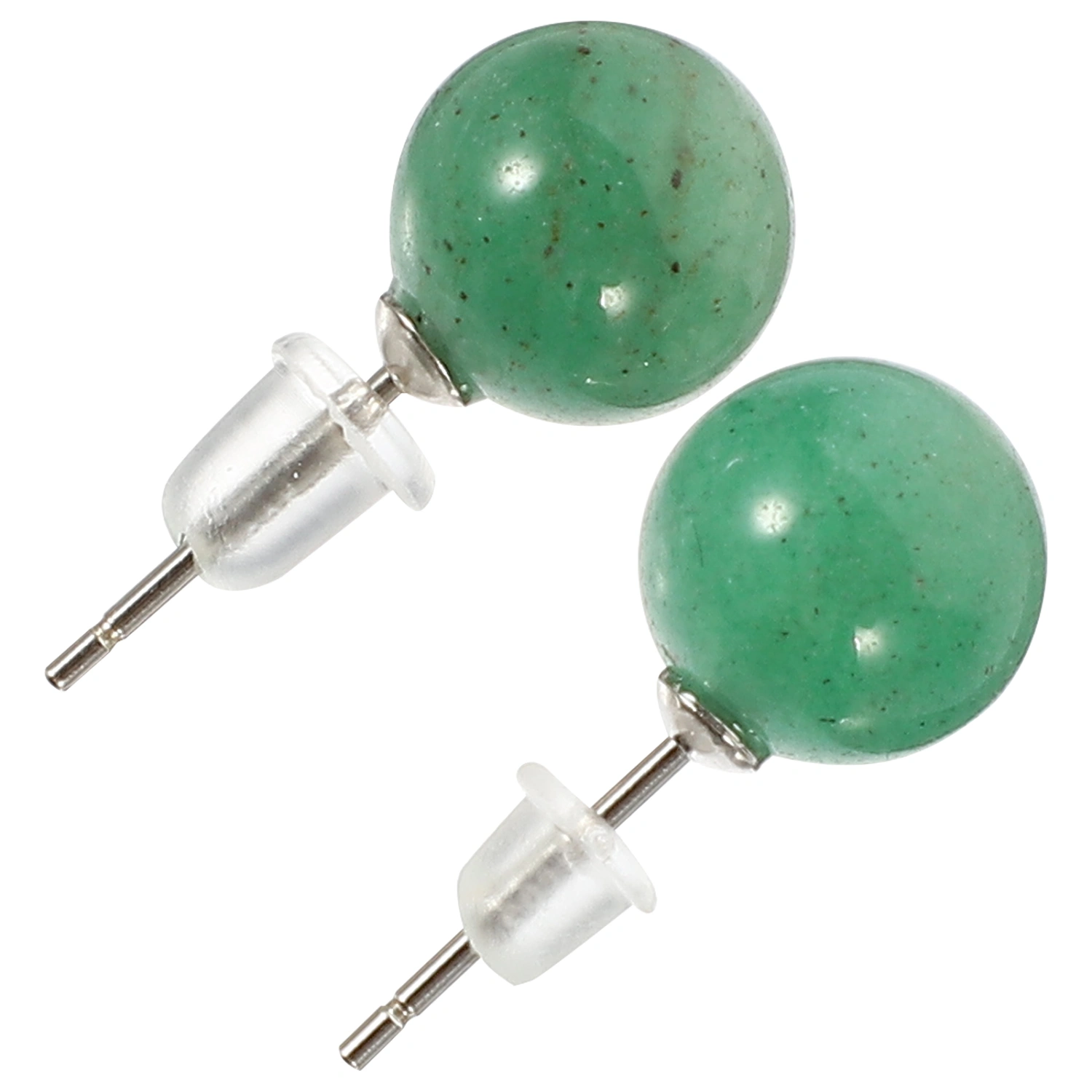1 Pair of Jade Stud Earrings Women Earrings Stud Earrings Elegant Earrings Stud Earrings Jewelry