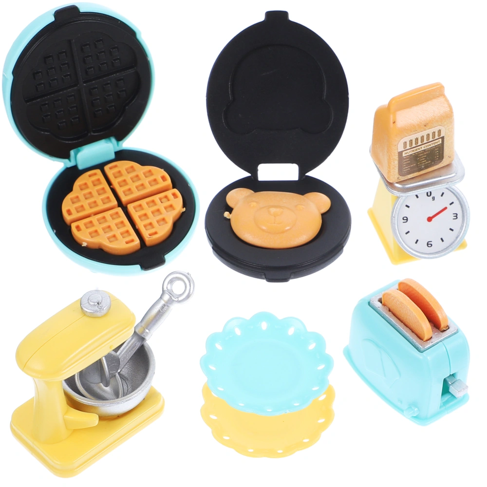 1 Set Doll House Kitchenware Mini Blender Toaster Toy Miniatures Doll House Accessory