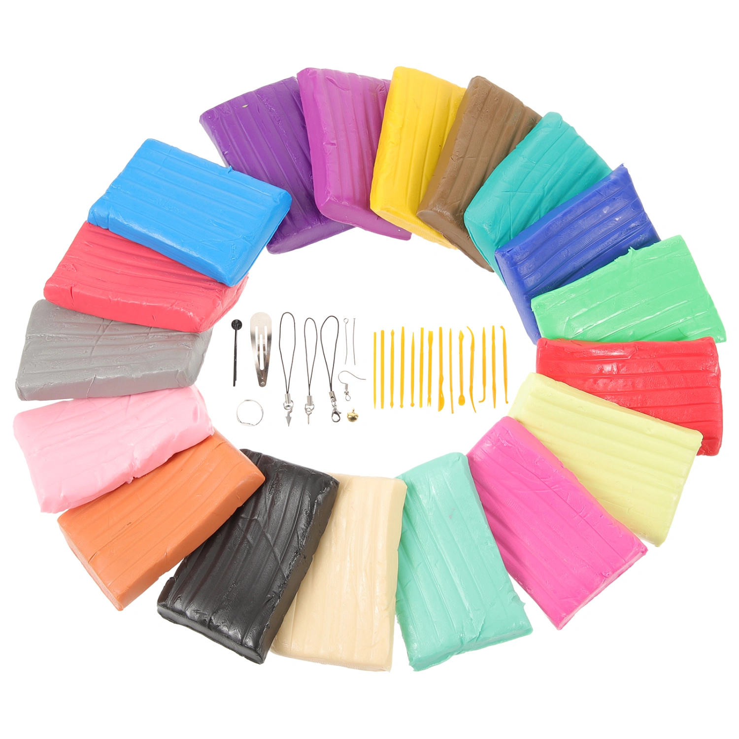 1 Set of DIY Clay Kit Clay Sculpting Tools Colorful Clay Carving Tools Jewelry Making Tools