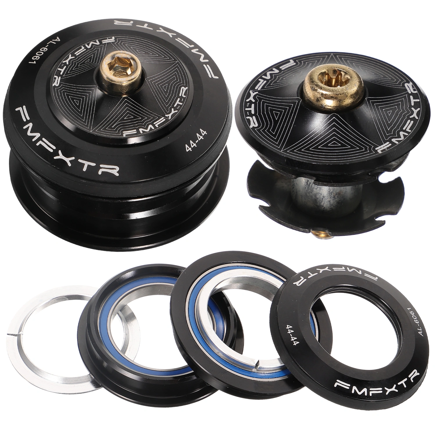 1 Set of Bike Headset Bike Bearing Headset Tapered Stack Headset Stable Bike Headset Bike Accessory