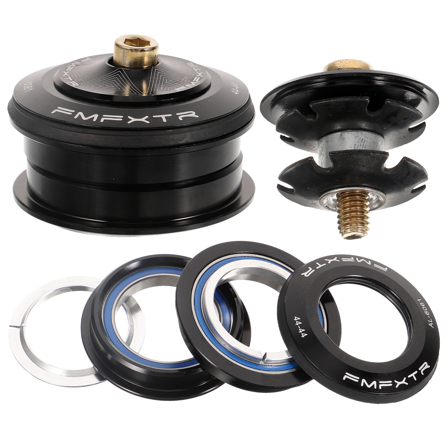 1 Set of Bike Headset Bike Bearing Headset Tapered Stack Headset Stable Bike Headset Bike Accessory