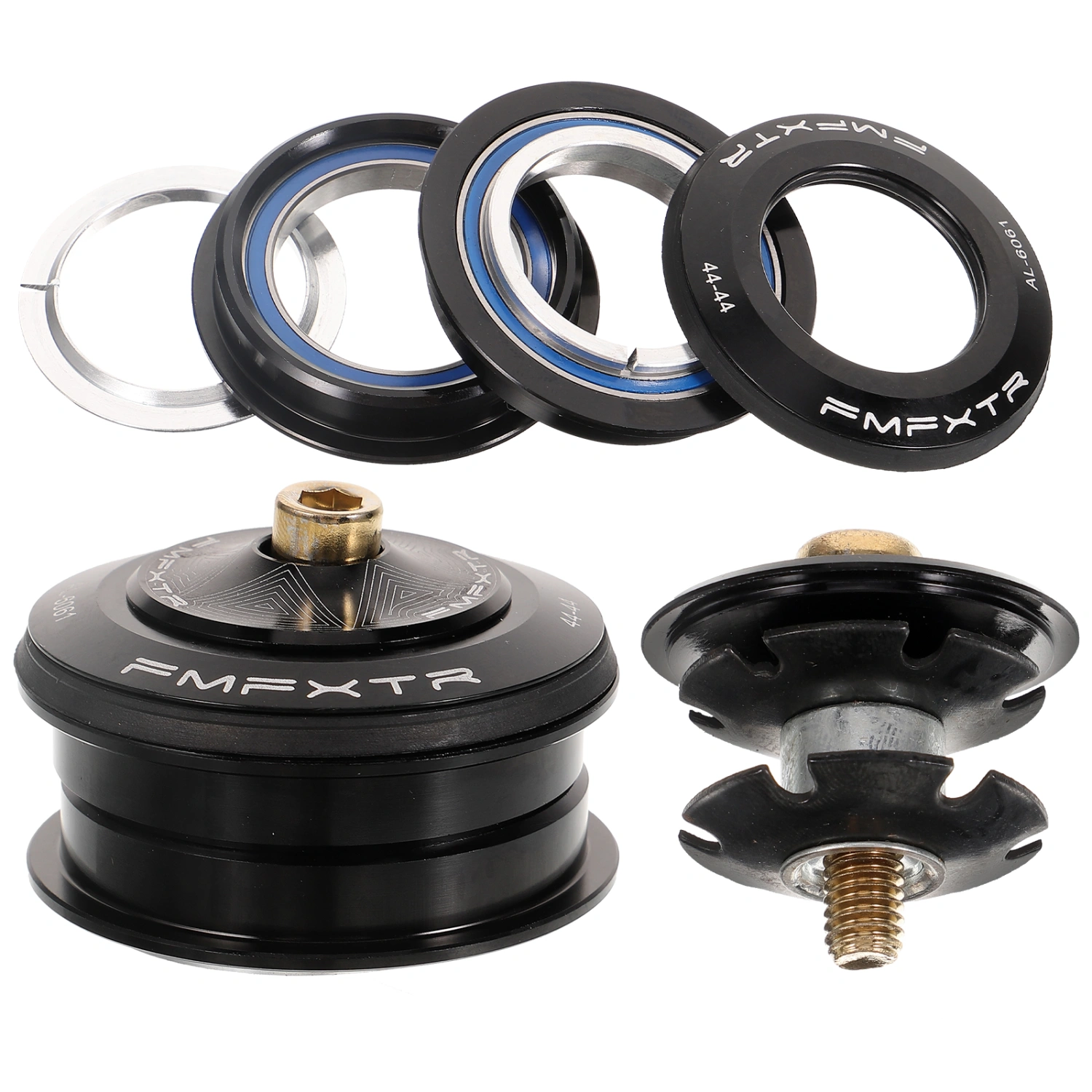 1 Set of Bike Headset Bike Bearing Headset Tapered Stack Headset Stable Bike Headset Bike Accessory