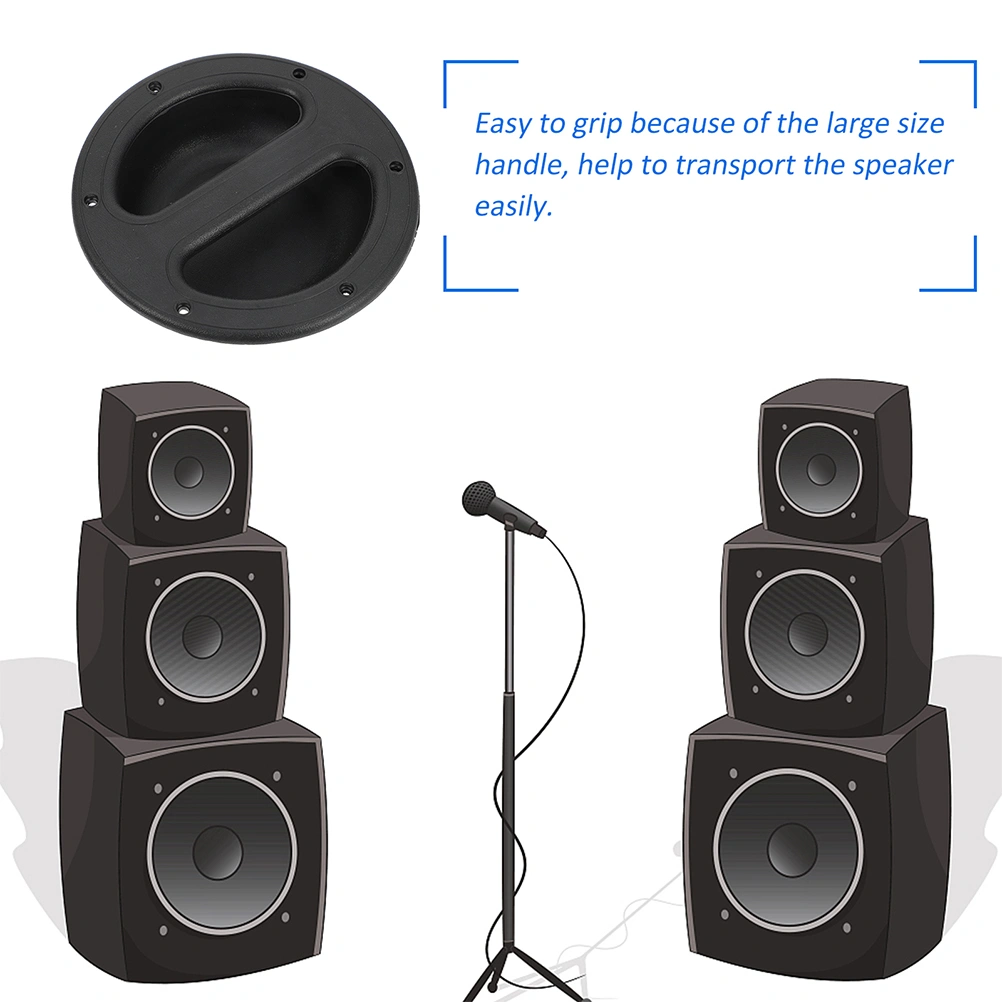 8pcs Speaker Handles Portable Loudspeaker Handles Audio Handles Audio Speaker Accessories