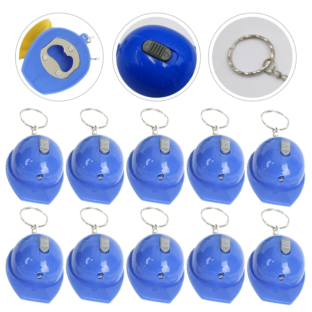 10pcs Construction Party Favors Keychain Mini Flashlight Keychain Pendants