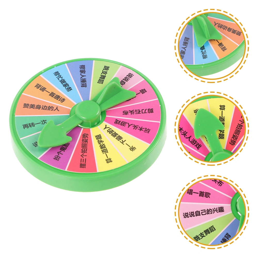 10Pcs Party Punishment Wheel Game Wheel Punishment Wheel Tabletop Prank Wheel