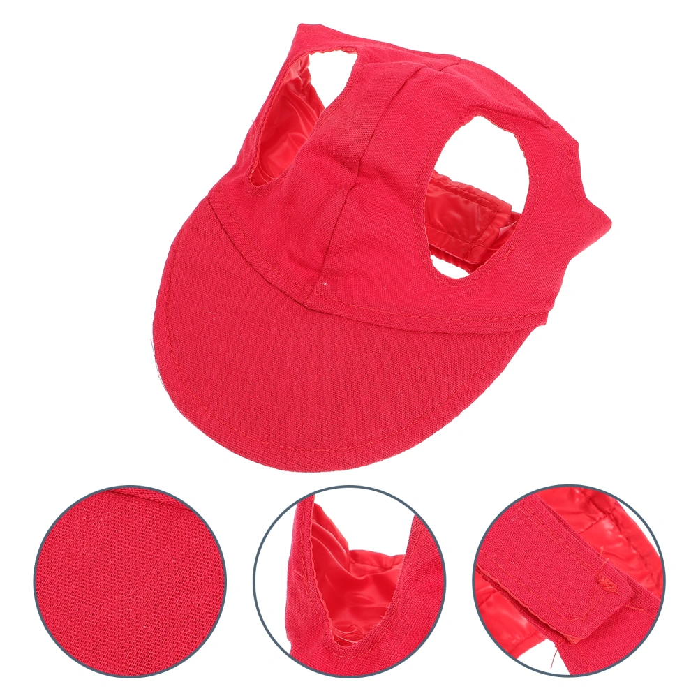 Adjustable Sun Protection Hat Dog Baseball Hat Adjustable Pet Hat Puppy Pet Hat