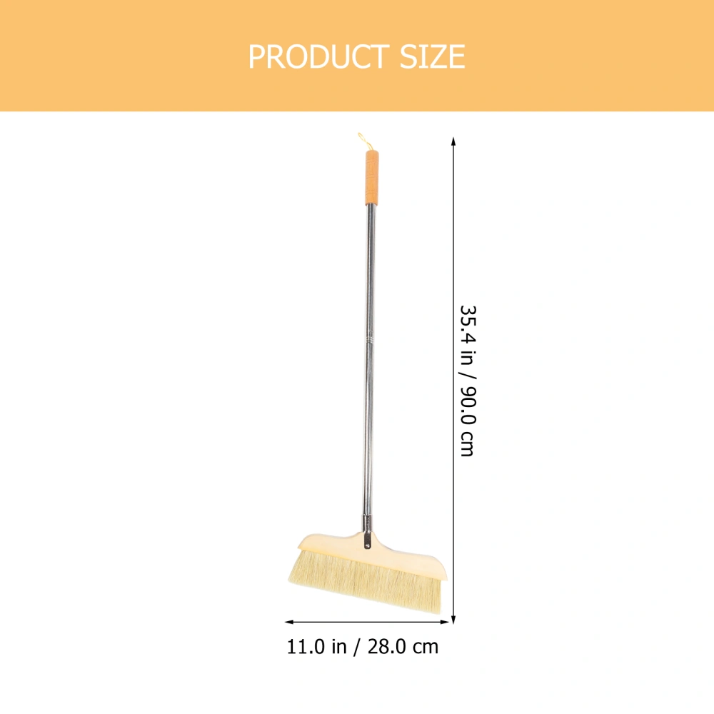 Wooden Broom Hardwood Floor Broom Soft Bristle Broom For Bedroom Kitchen Bathroom