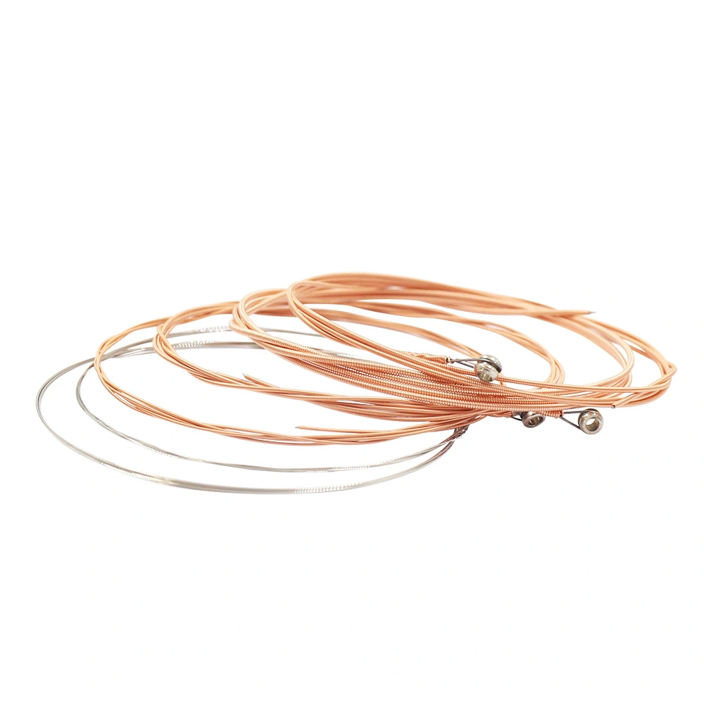 6pcs Acoustic Guitar String Folk Guitar String Stainless Steel Guitar Part