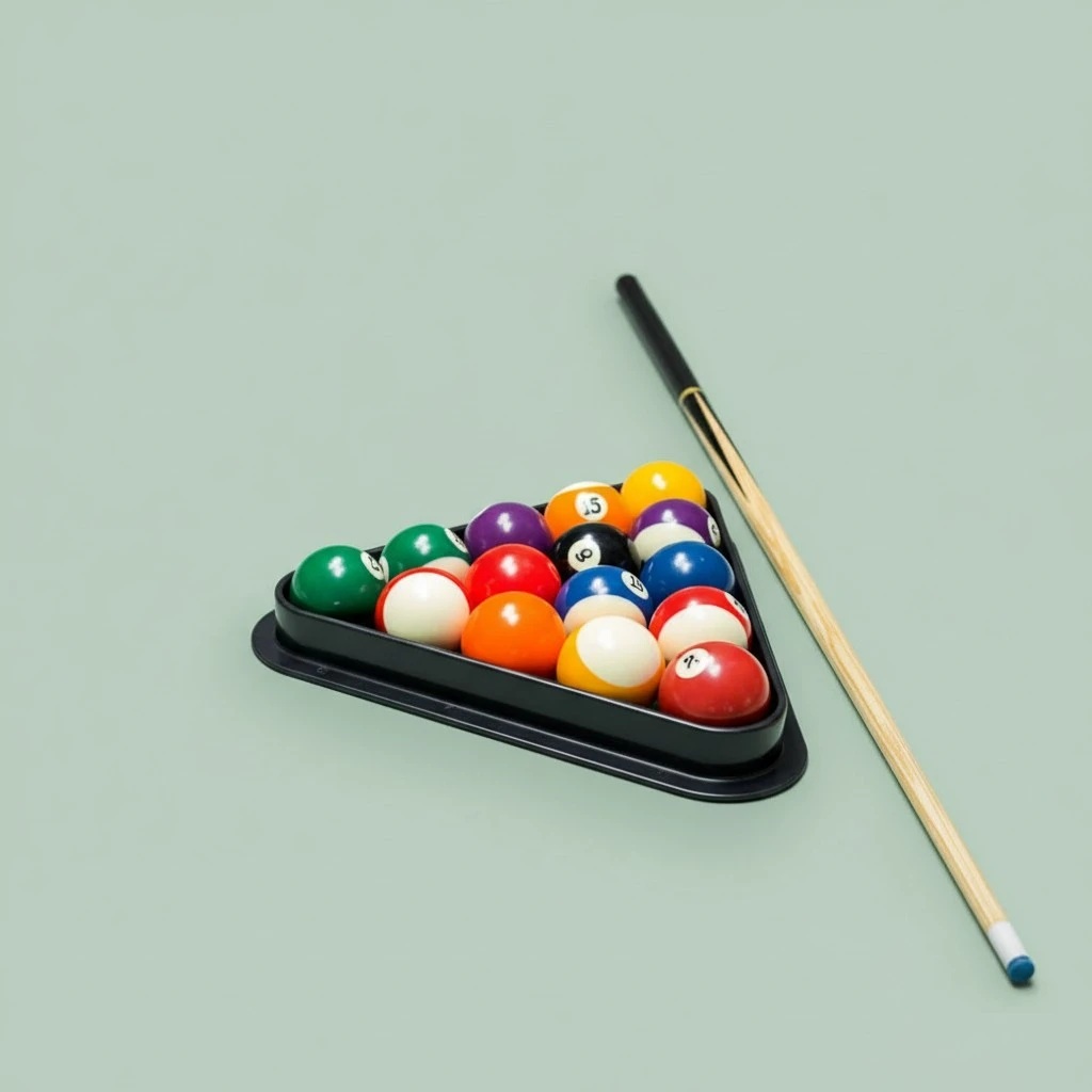 Mini Billiard Rack Triangle Billiard Rack Table Pool Ball Rack Triangle Billiard Frame