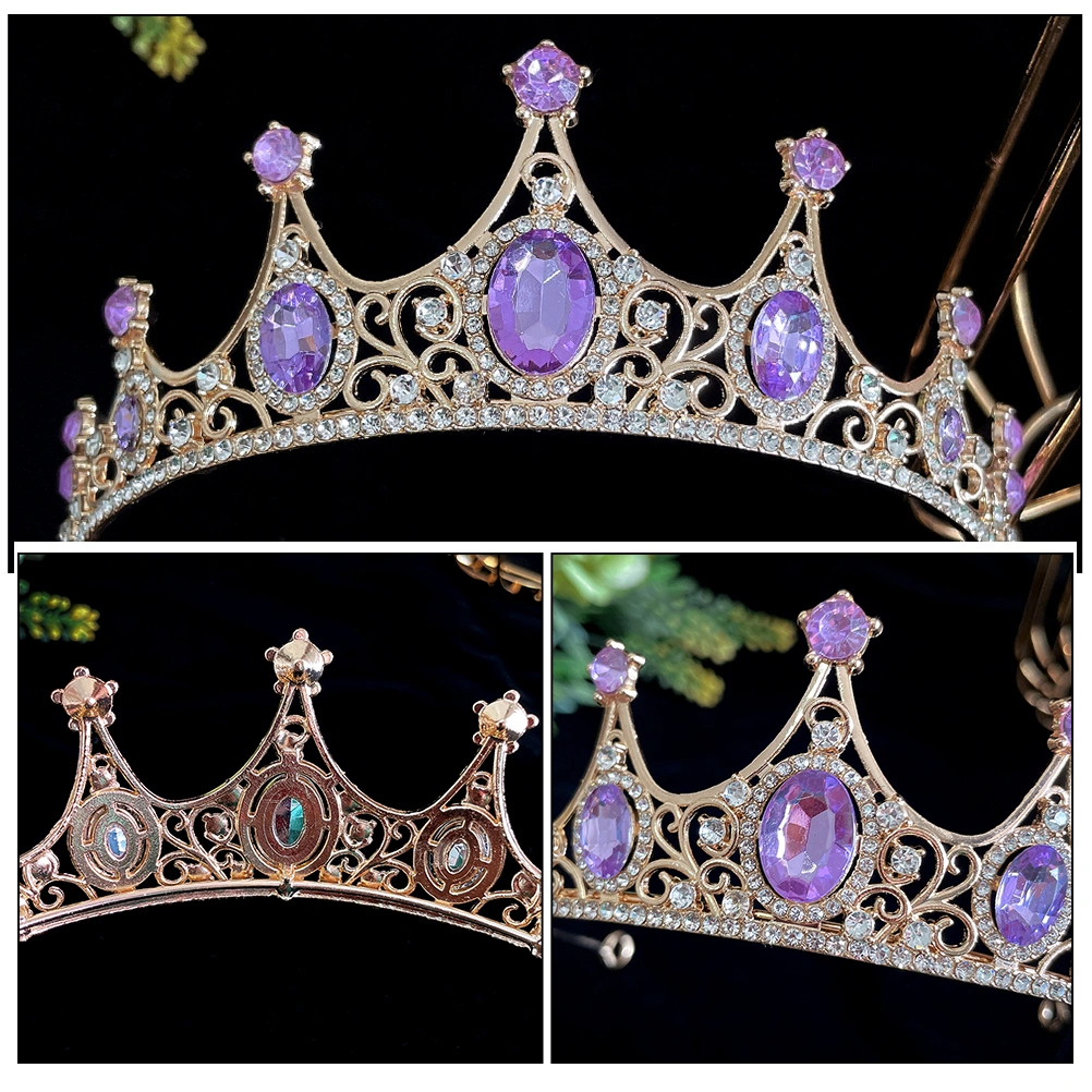 Wedding Tiara Women Rhinestone Crown Wedding Bride Crown Headpiece for Birthday