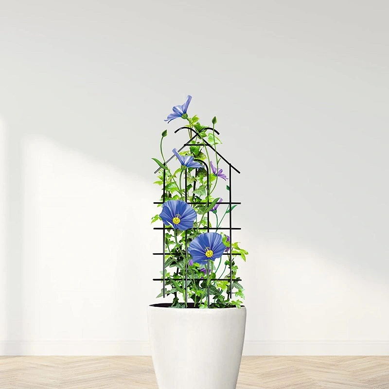 2pcs Sturdy Plant Climbing Rack Gardening Plant Support Trellis Potted Plant Supporting Rack