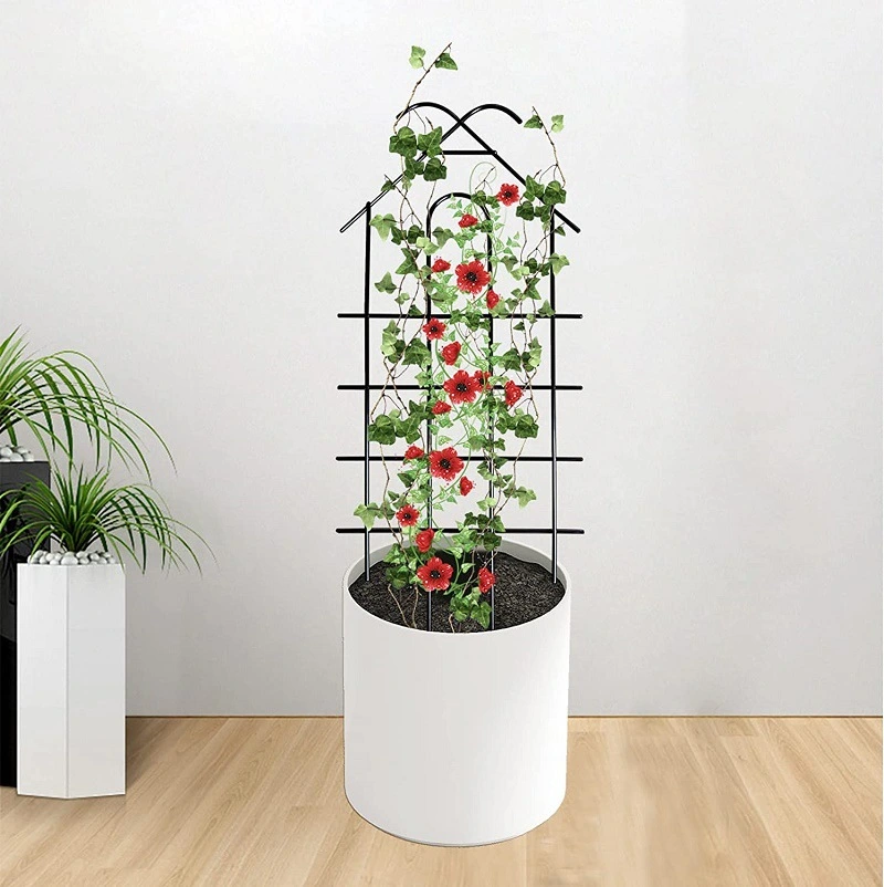 2pcs Sturdy Plant Climbing Rack Gardening Plant Support Trellis Potted Plant Supporting Rack