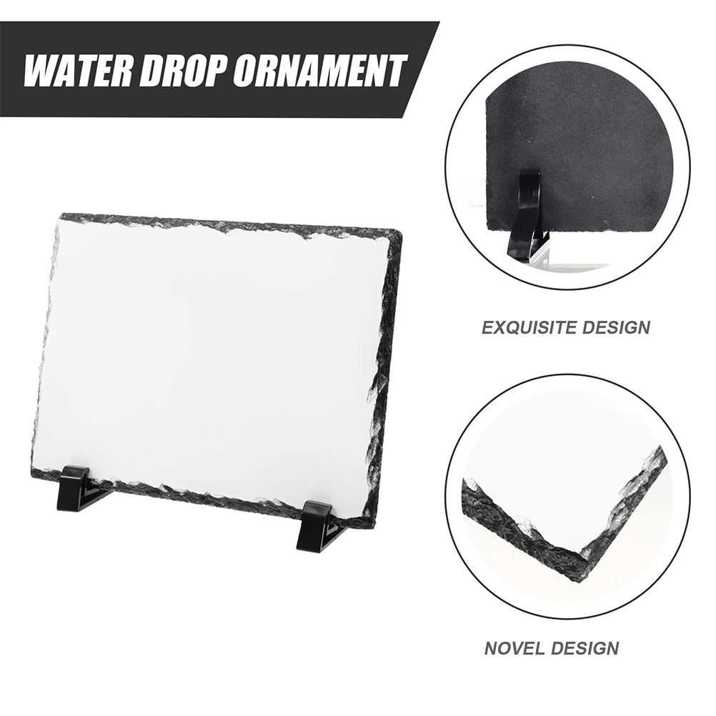 Sublimation Slate Blanks Sublimation Stone Slate Picture Frame Heat Transfer Rock Photo Plaque