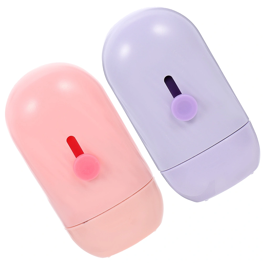 2Pcs Multi-function Roller Stamps Convenient Stamp Rollers Removal Confidential Stamps