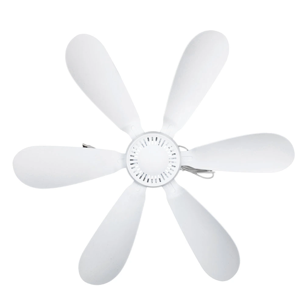 1 Set USB Ceiling Fan Hanging Fan Camping Tent Fan Portable Ceiling Fan 6-blades Fan
