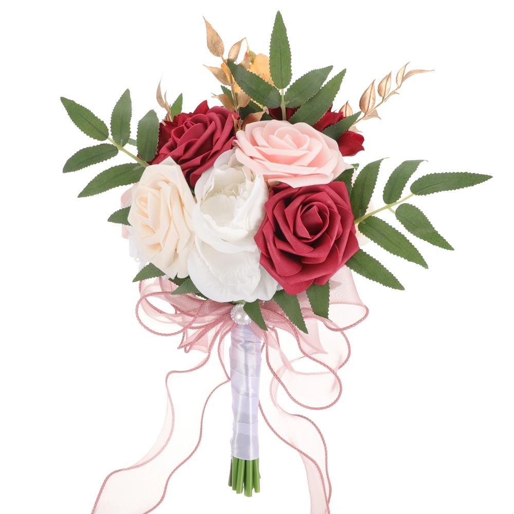 Outdoor Bridesmaid Bouquet Wedding Artificial Flowers Wedding Decoration for Reception