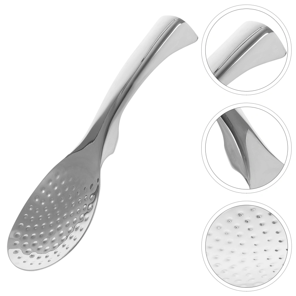 Non-stick Stainless Steel Rice Paddle Metal Rice Spoon Rice Scoop Spatula for Kitchen Home Restaurant