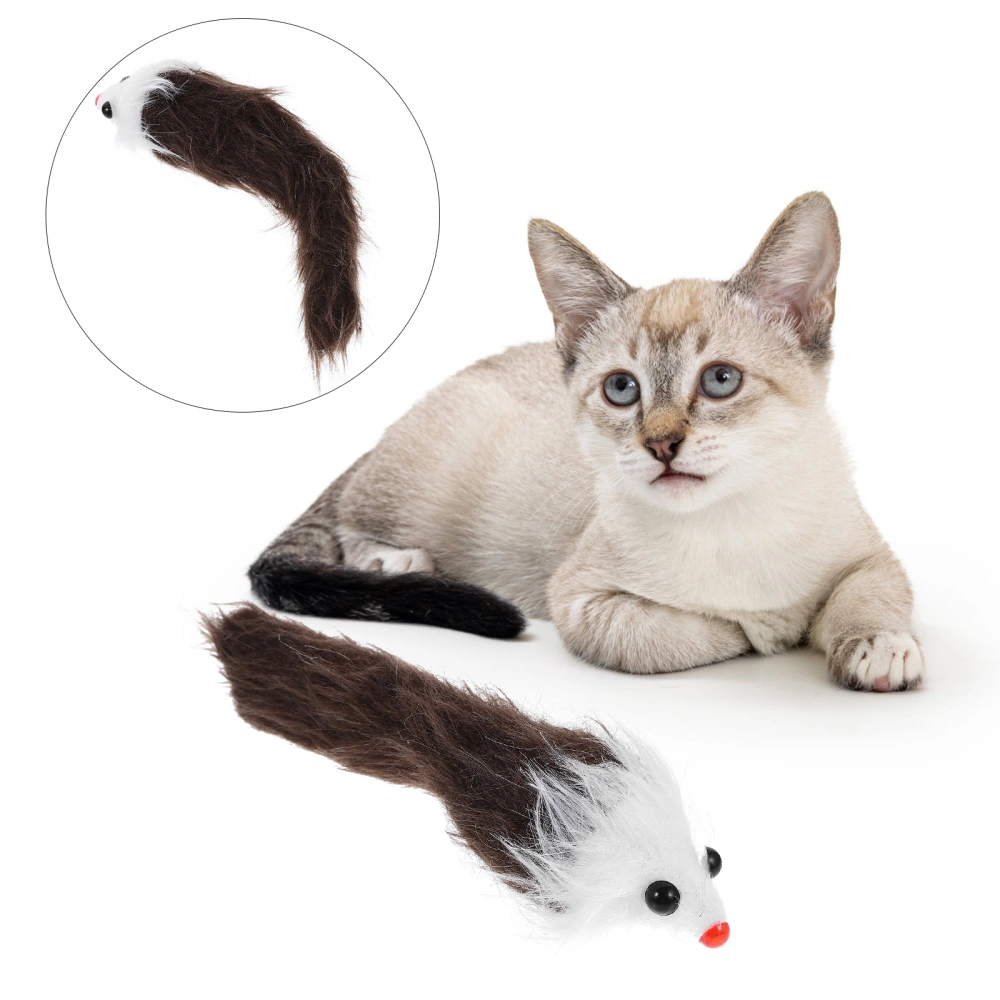 5Pcs Cat Mouse Toys Interactive Cat Toy Pets Interactive Exerciser Toy for Indoor Cats