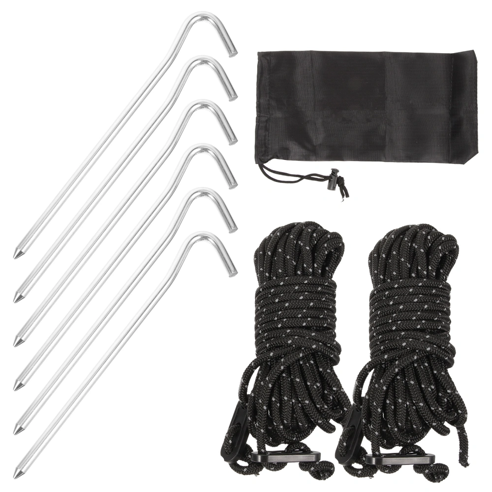 1 Set of Tent Stakes Camping Tent Stakes Windproof Rope Tent Fixing Stakes Camping Supplies