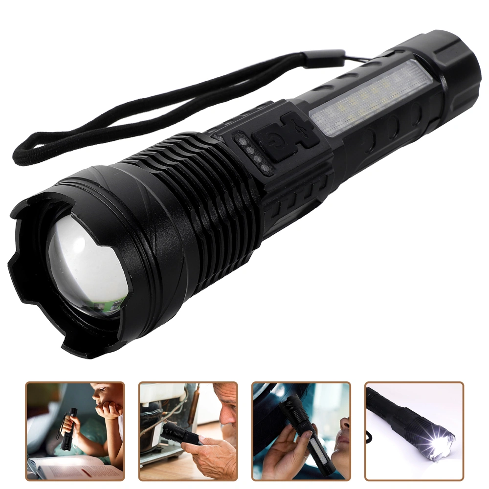 Outdoor LED Flashlight Rechargeable Flashlight Portable Flashlight Handheld Flashlight Camping Flashlight