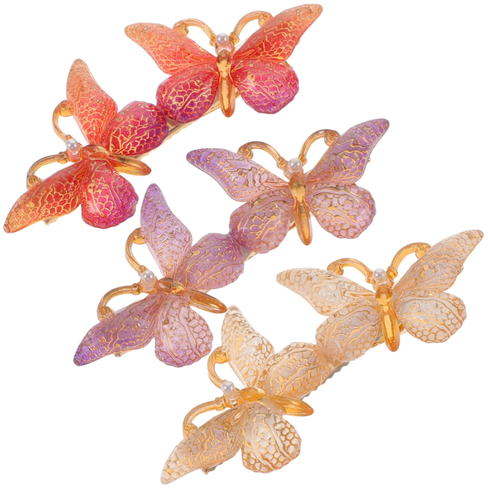 3pcs Butterfly Hair Clips Kids Hairpins Small Hair Accessories Hair Styling Tools