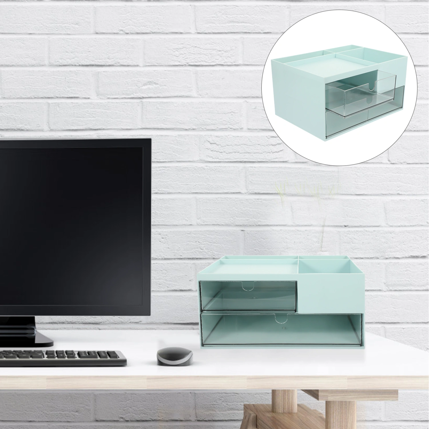 Desktop Storage Box Table Organizer Drawer Design Storage Holder Tabletop Organizer