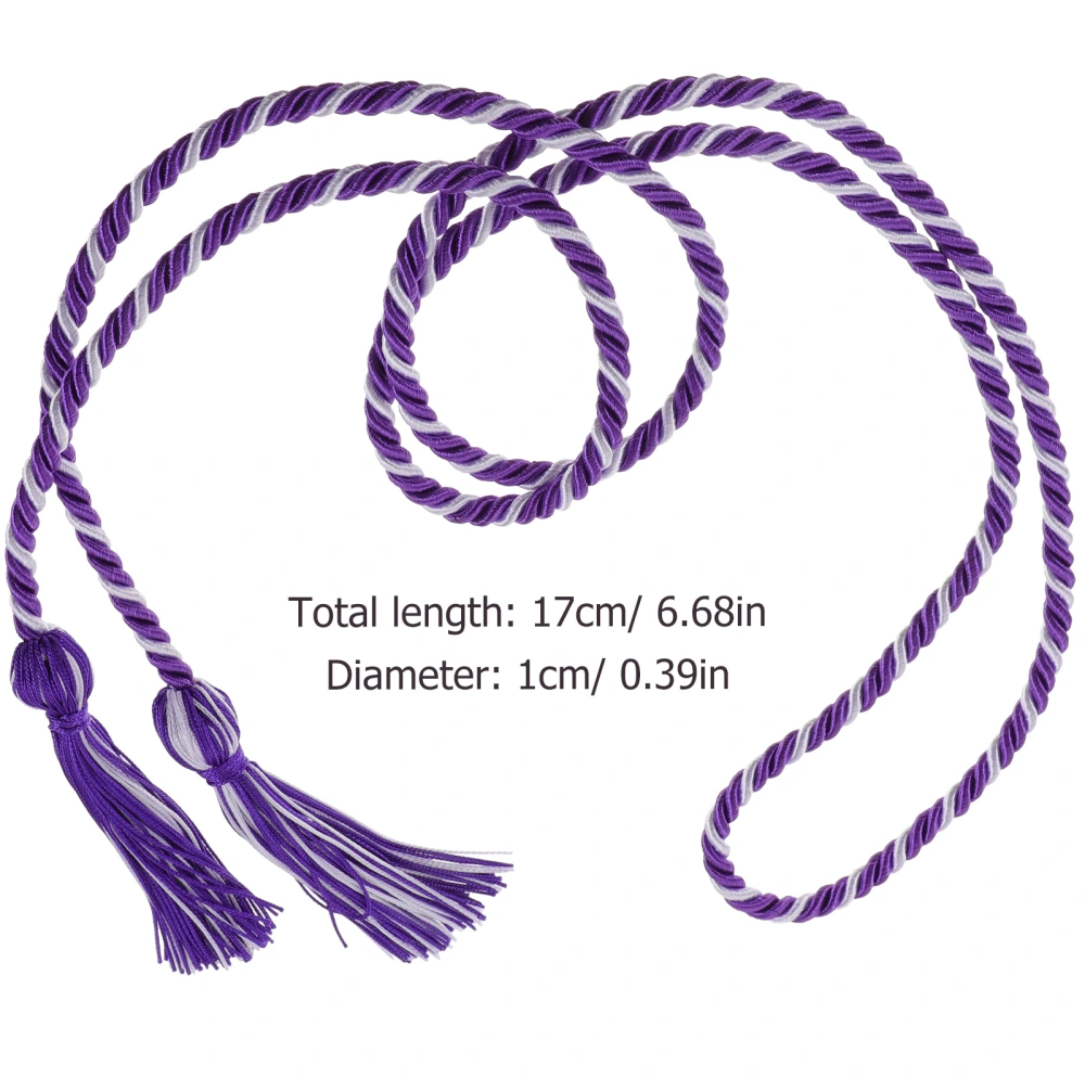 2pcs Graduation Honor Cord Braided Graduation Honor Tassel Cord Graduation Decoration