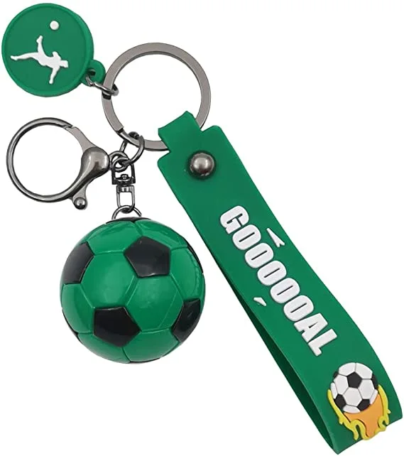 Soccer Keychain Football Keychain Pendant Keyring Purse Charm Keychain Decorative Keychain