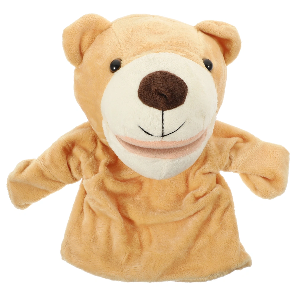 Hand Puppet Bear with Working Mouth Animal Puppet Toy Hand Toy Cartoon Animal Toy