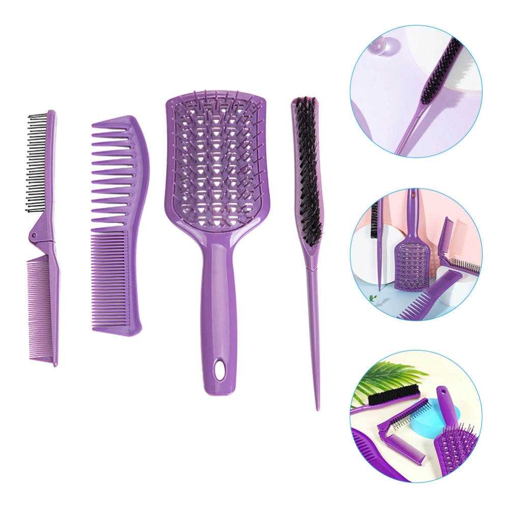 4Pcs Hair Comb Men Women Comb Hair Styling Hair Comb Multipurpose Safety Comb for Barber