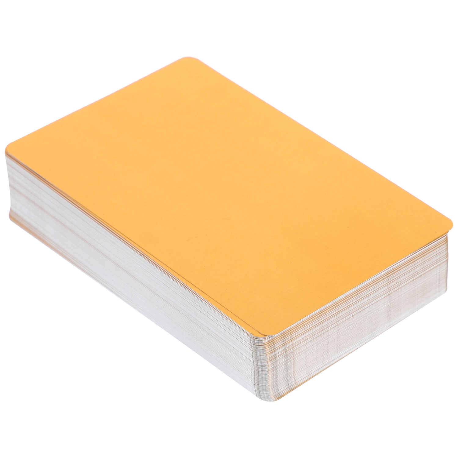 50Pcs Engraved Business Cards Metal Name Cards Engraving Blank Metal Cards DIY Metal Cards