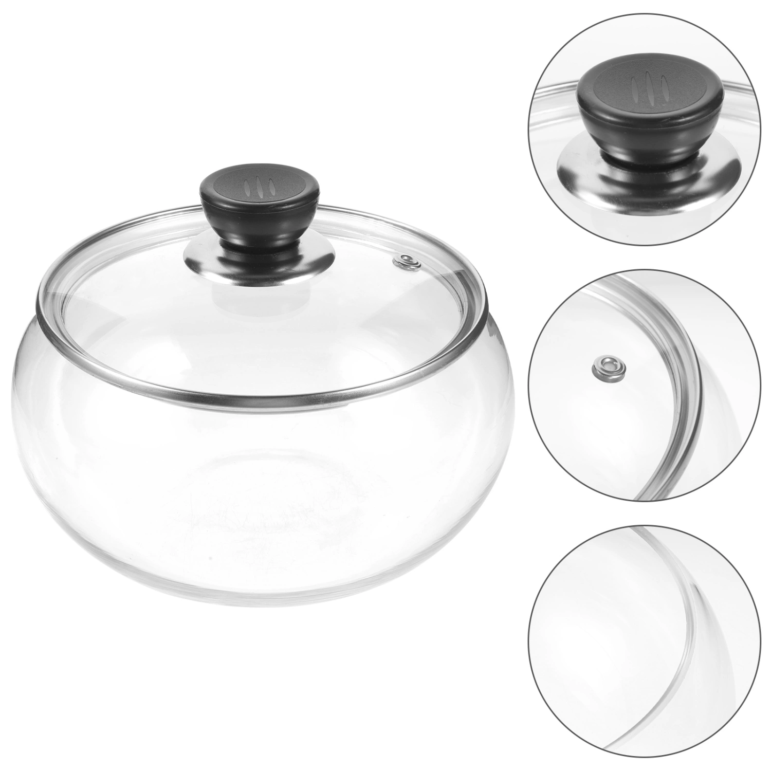 Daily Use Pickle Jars Transparent Pickle Containers Household Storage Jars with Lid (1.5KG)