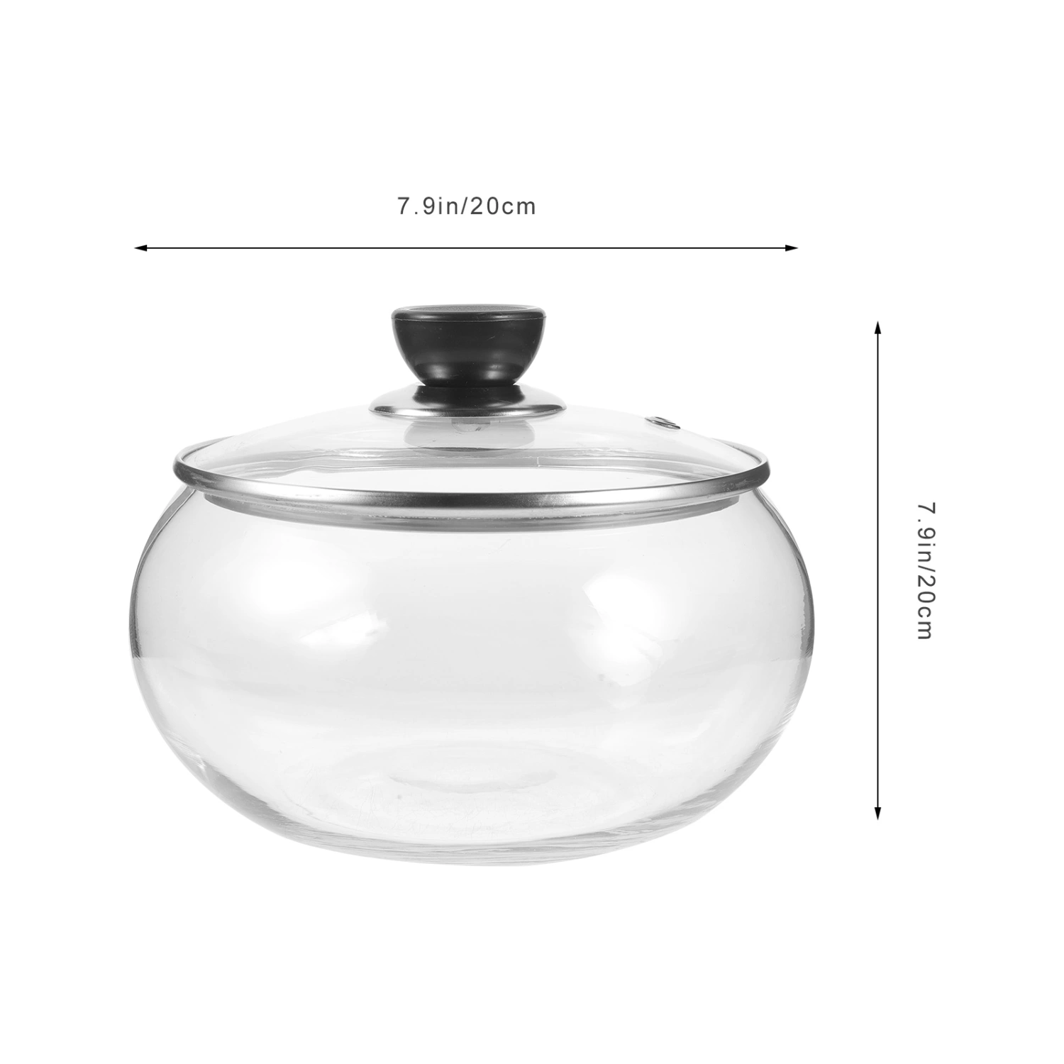 Daily Use Pickle Jars Transparent Pickle Containers Household Storage Jars with Lid (1.5KG)