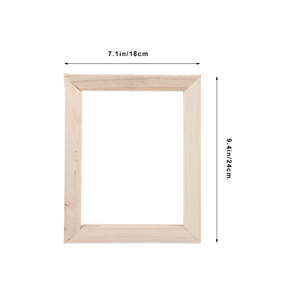 4pcs Wood Painting Board Frames Oil Painting Frames Portable Oil Painting Frames