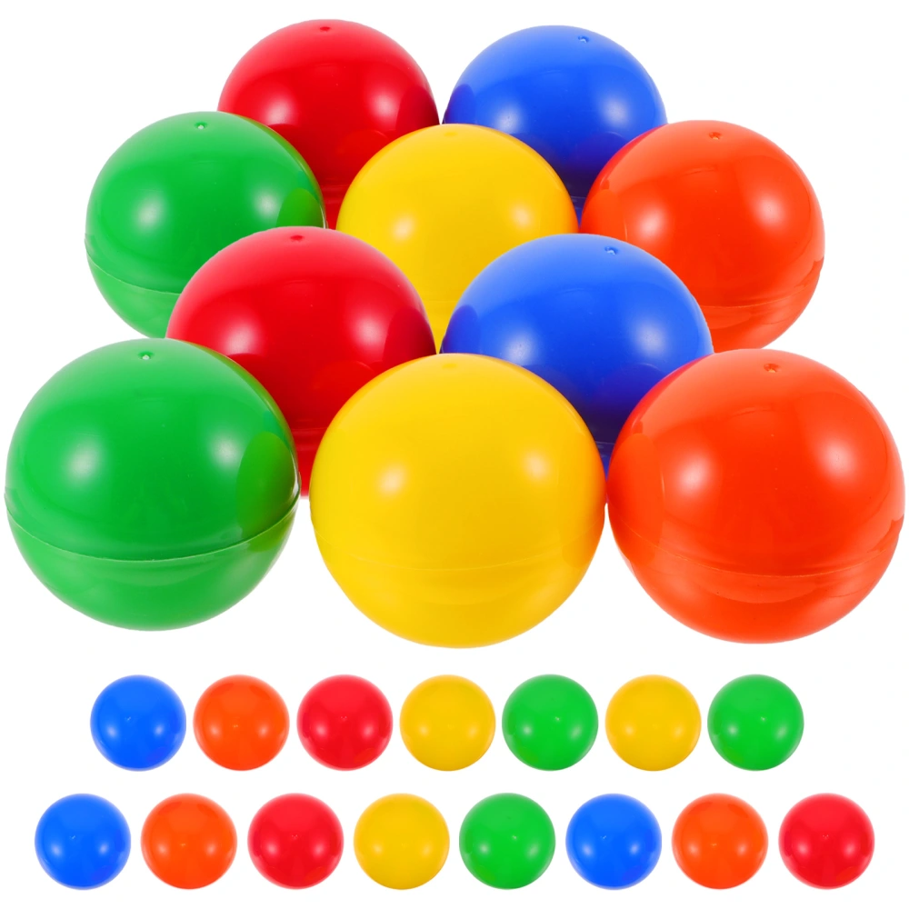 25pcs Lottery Balls Openable Raffle Balls Lottery Small Balls Festive Supplies Festive Props