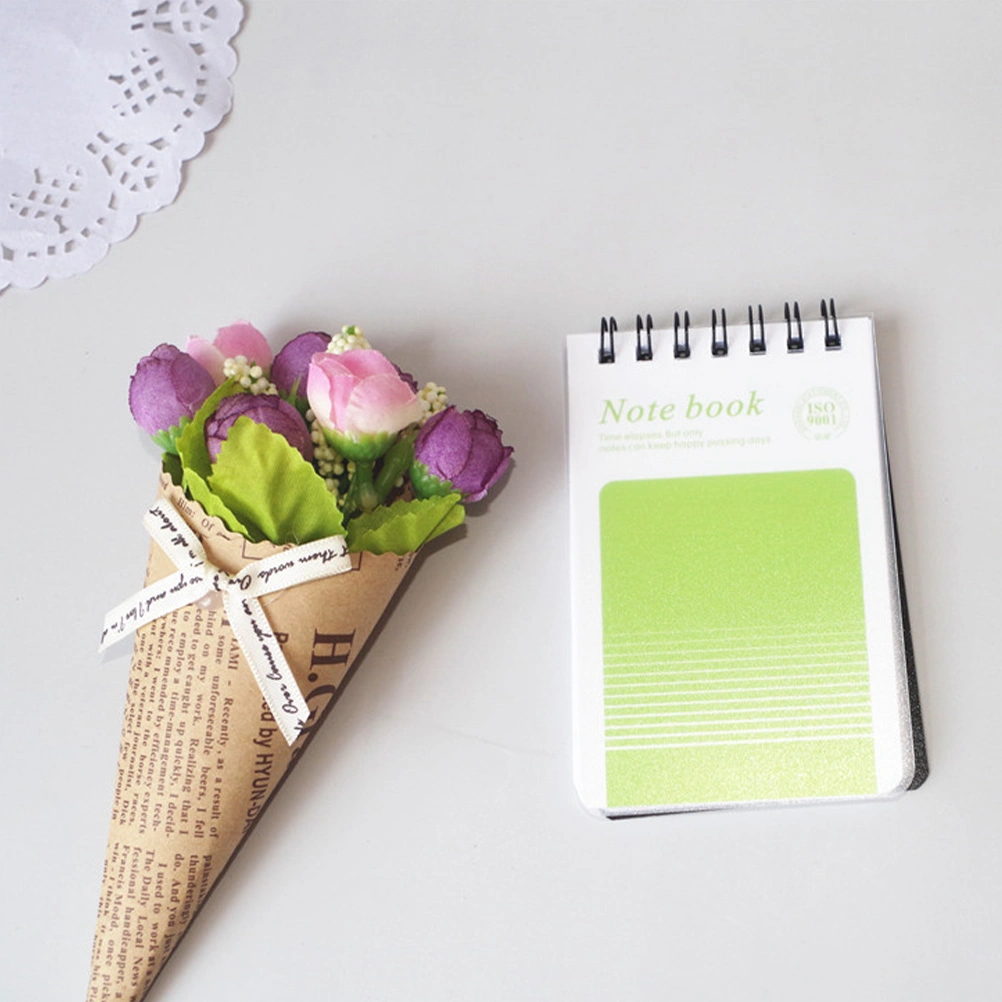 2Pcs Aesthetic Pocket Notebooks Spiral Binding Notepads Mini Note Pads for Work School