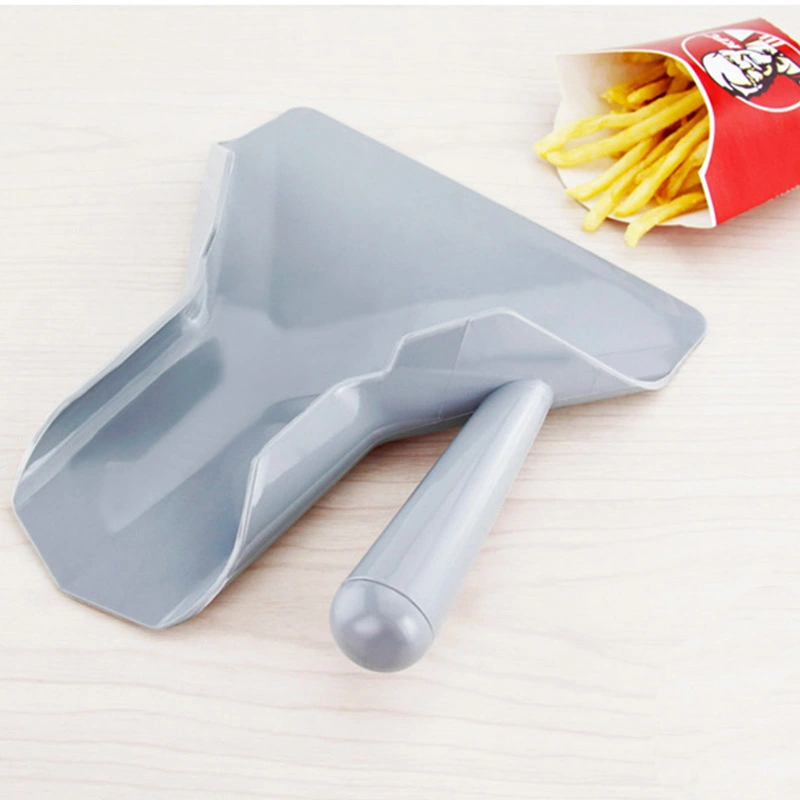 Right Handle Plastic Chips Scoop Food French Fries Shovel Handle Fried Food Scoop