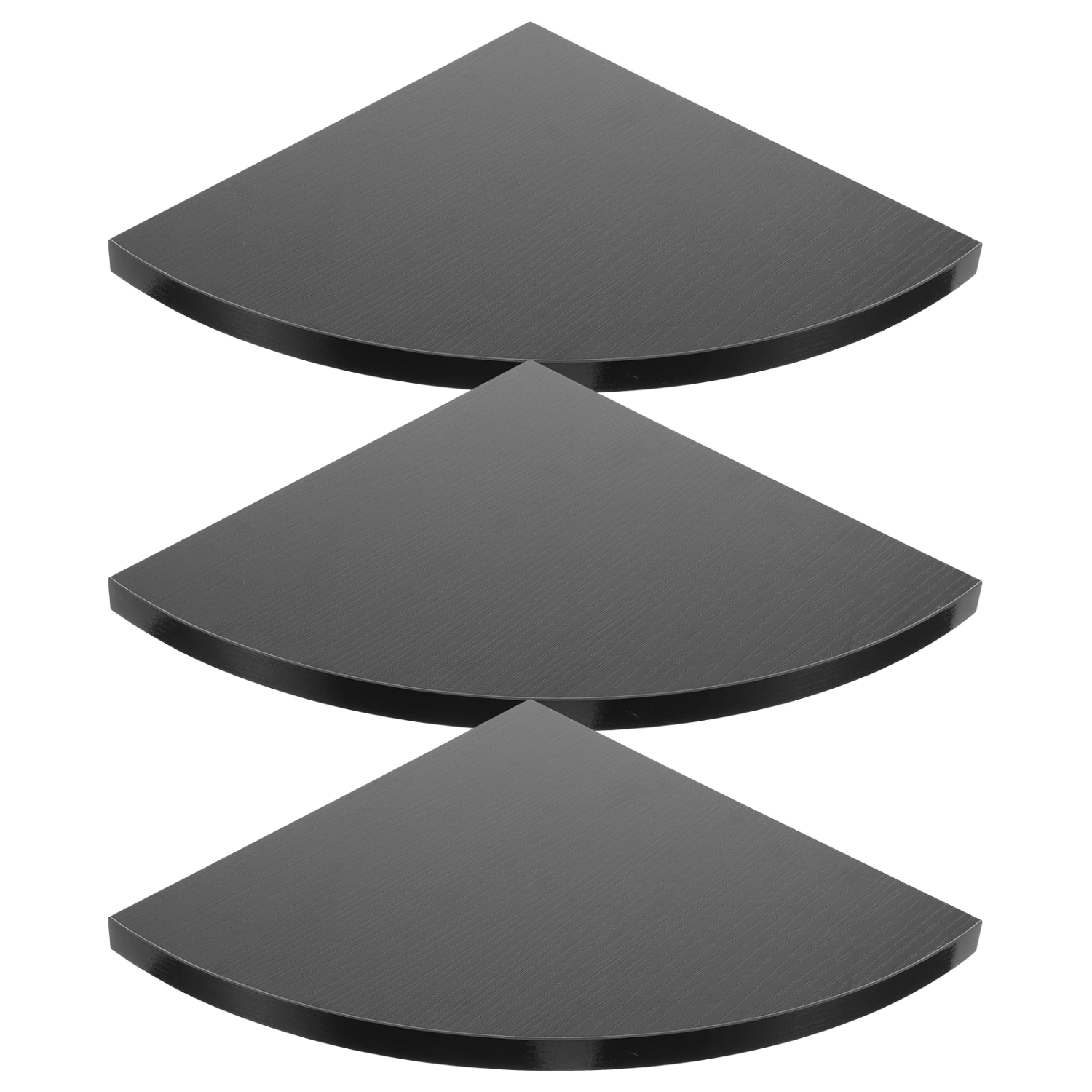 3pcs Corner Shelves Wall Storage Bracket Floating Corner Shelves Wooden Corner Floating Shelves