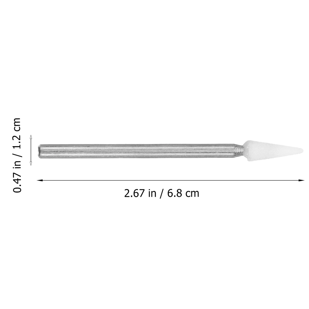 Nail Drill Bit Acrylic Nails Drill Bit Manicure Drill Bit Head Replacement for Home Salon