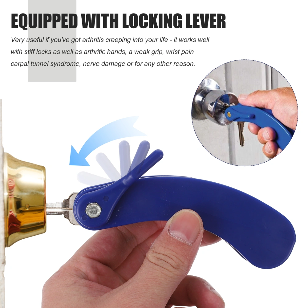 2pcs Portable Key Turner Mobility Door Open Tools For Holding Inserting And Turning Keys