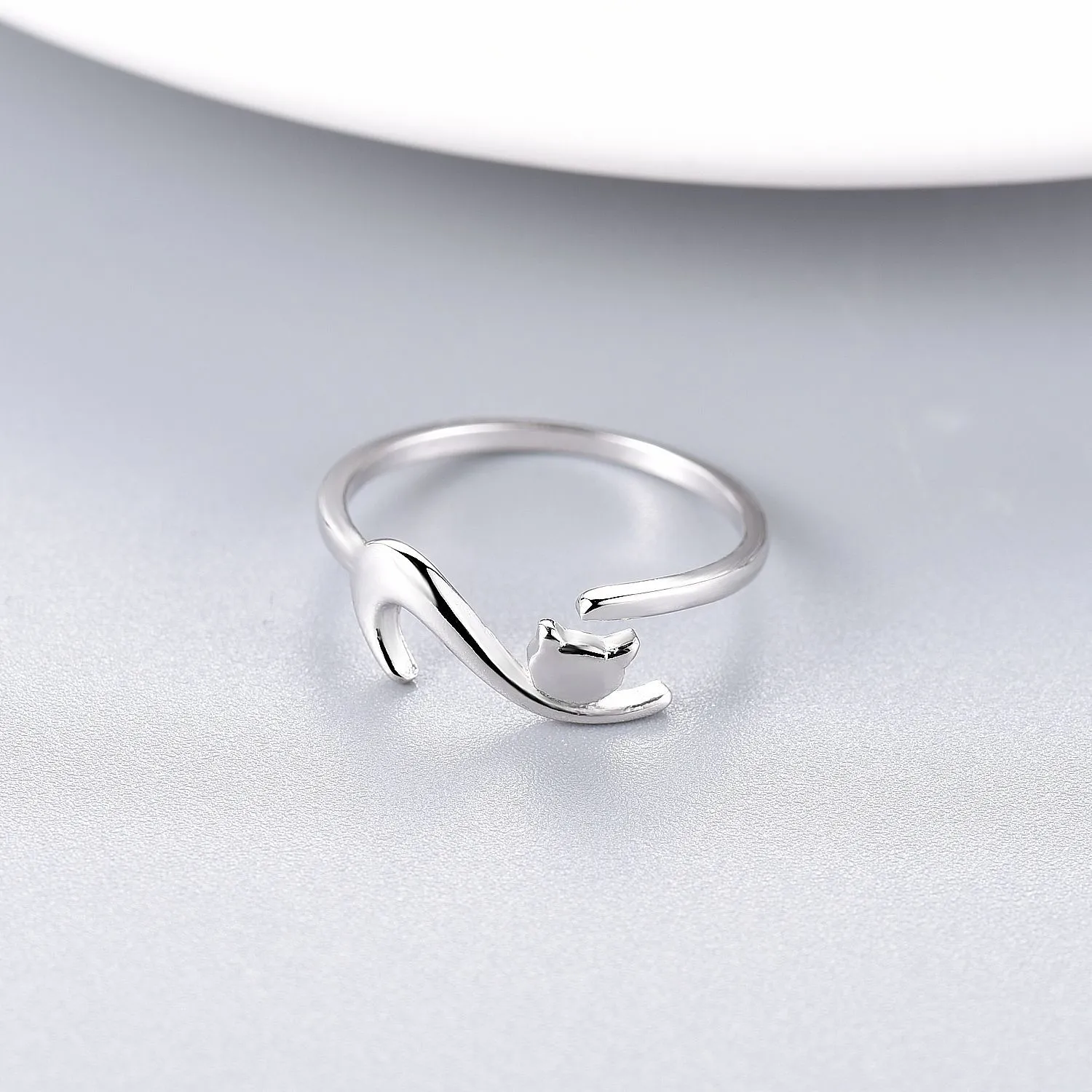 Cat Open Ring Cat Adjustable Ring Cat Animal Ring Cute Cat Ring Women Open Ring
