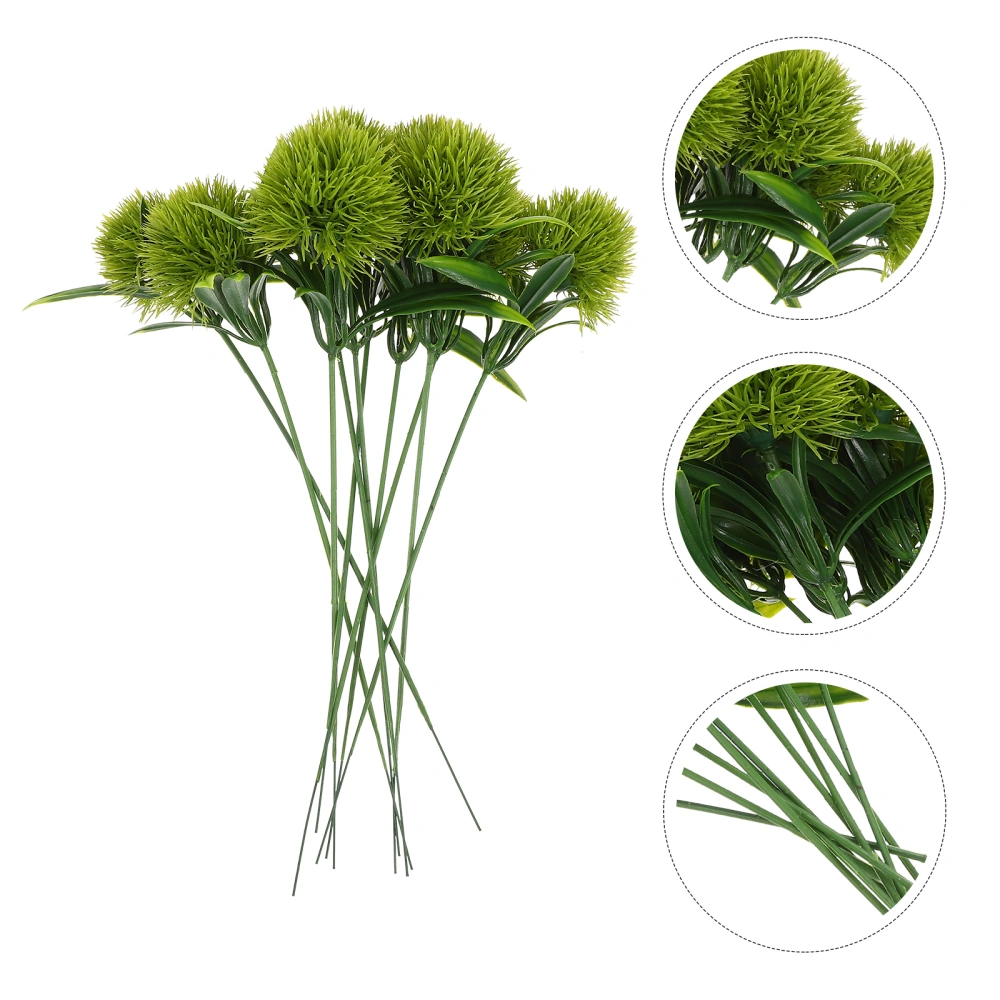 12Pcs Realistic Dandelion Artificial Flowers Decor Dandelion Bunches Dandelion Decors Home Decors