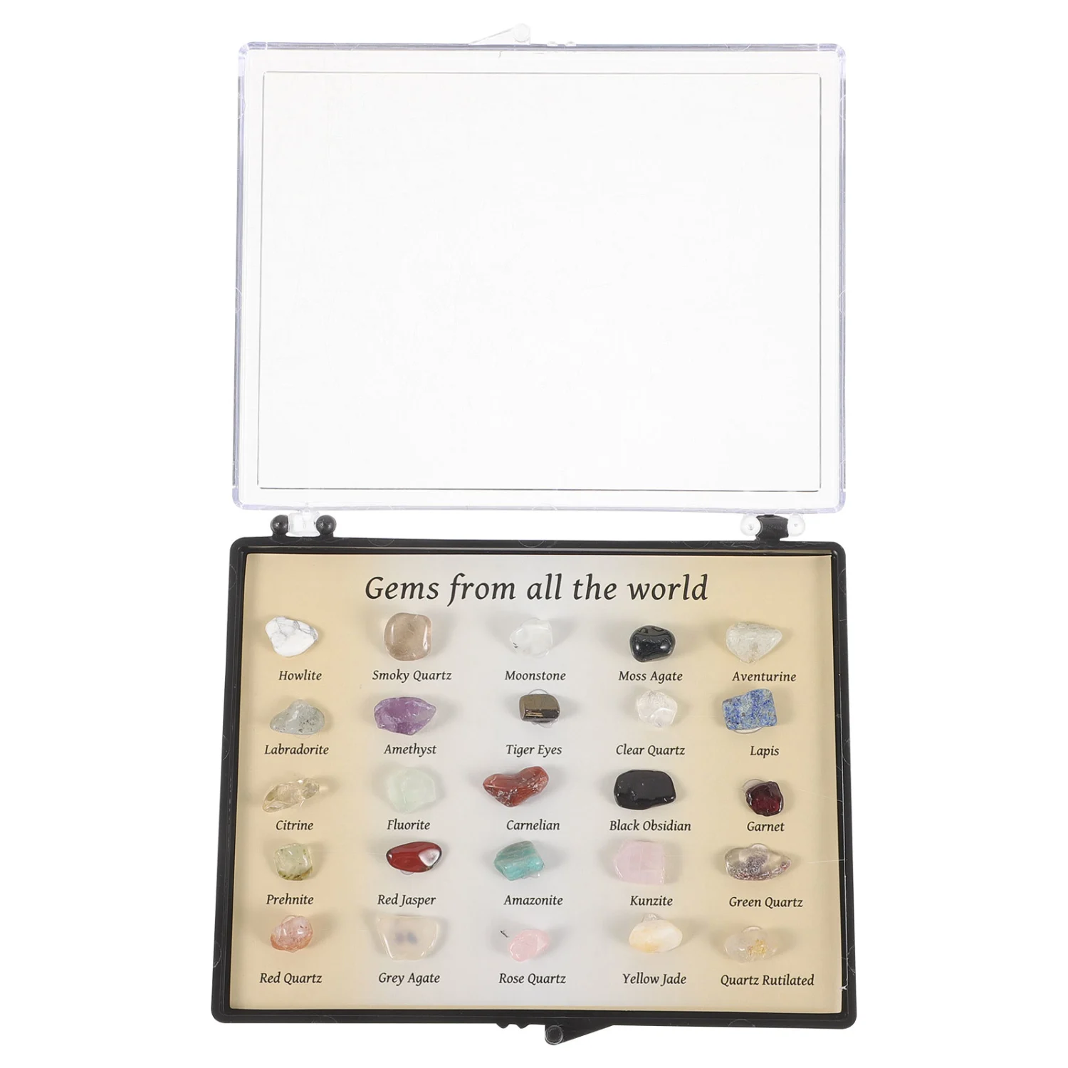1 Box Crystal Stone Ornament Mineral Stones Rough Rock Irregular Stones Decoration