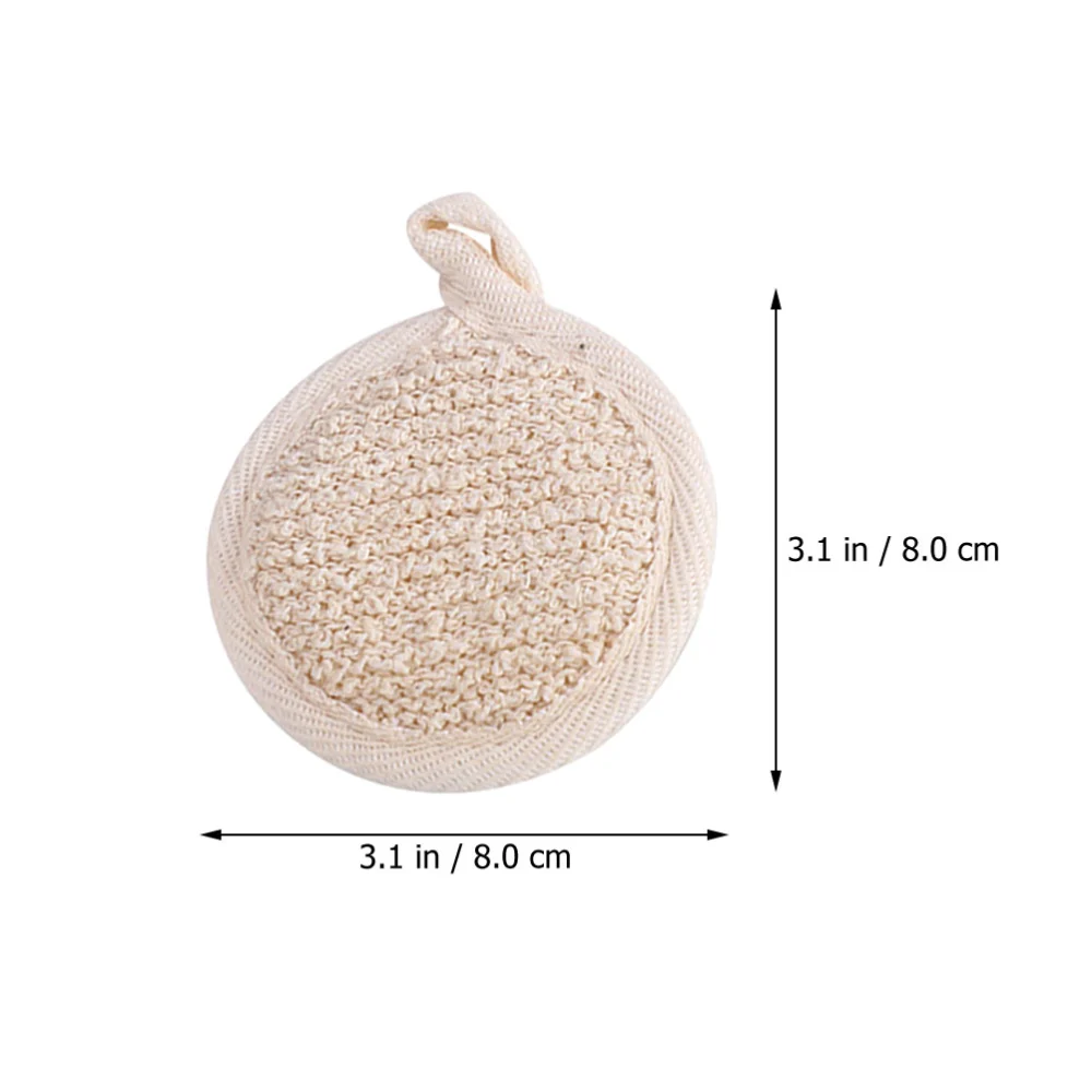 2pcs Durable Body Skin Scrubber Towels Skin Exfoliating Bath Brush Comfortable Body Bath Ball