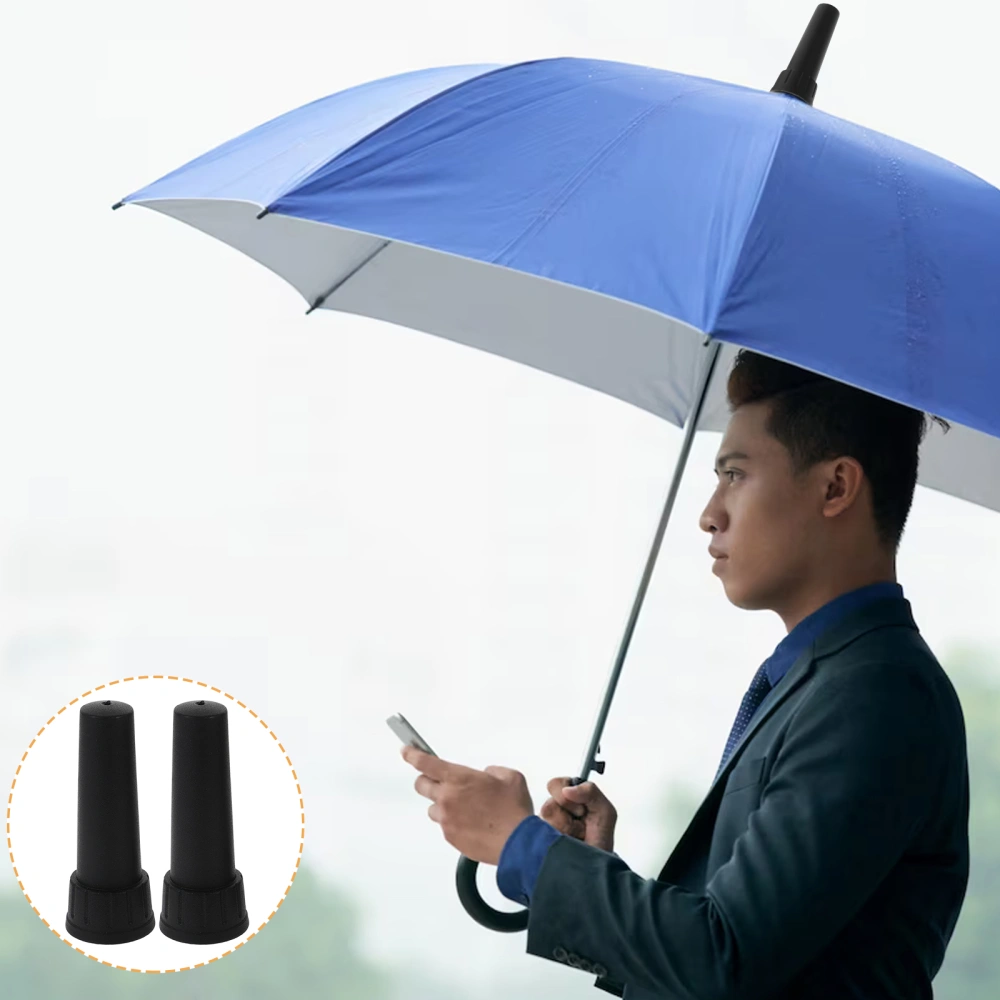 2pcs Umbrella Tops Covers Rubber Umbrella Caps Protector Caps Umbrella Repair Parts