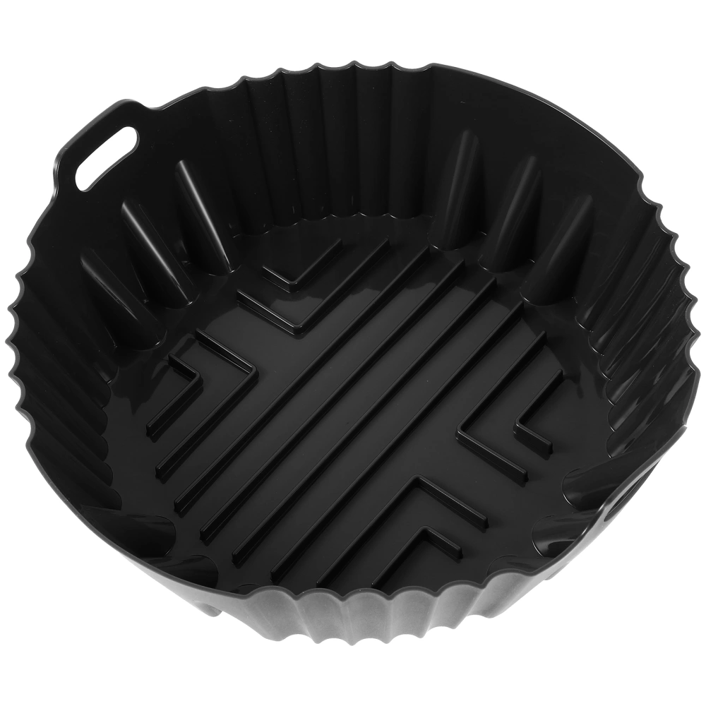 Silicone Air Fryer Liner Reusable Air Fryer Liner Double Handle Air Fryer Baking Liner Replacement