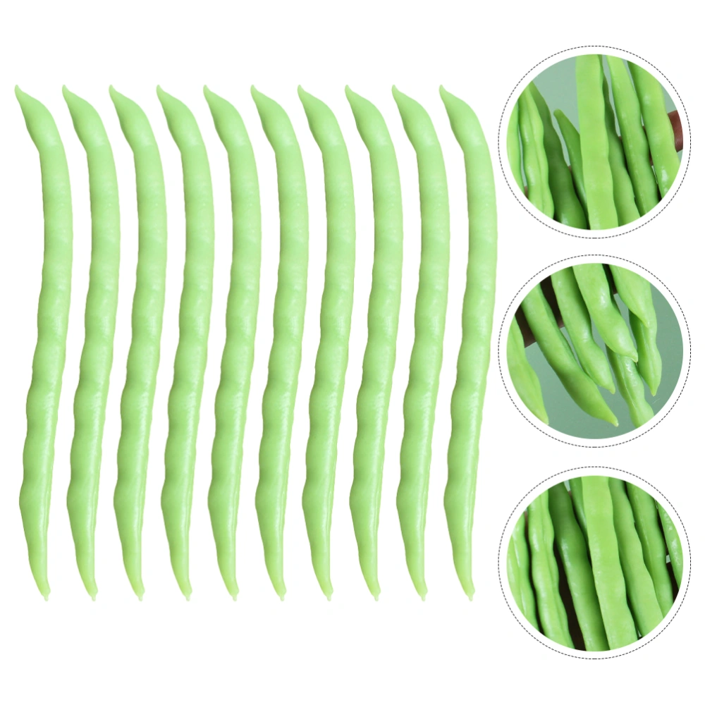 10pcs Fake Vegetable Decorations Artificial Vegetable Simulated Vegetable Models Showcase Display Props