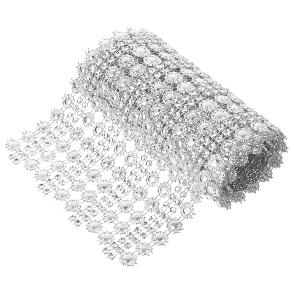 Diamond Mesh Wrap Roll Delicate Clothes Trim Cuttable Craft Trim Costume Supply