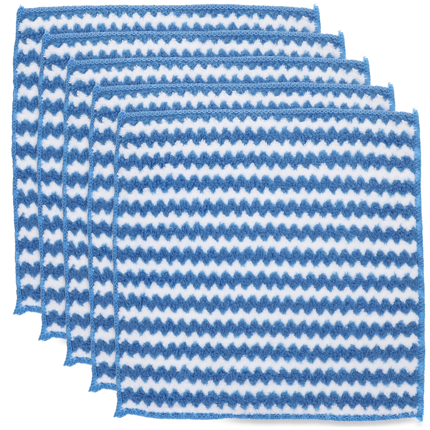 10pcs Kitchen Dish Towels Plate Cleaning Towels Coral Fleece Washcloths Water Absorbent Dish Towels